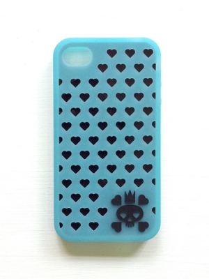 Skulluminous iphone 4 case (Glow in Dark)